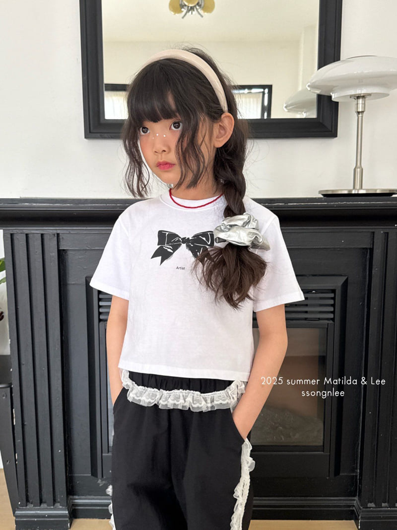 Matilda & Lee - Korean Children Fashion - #magicofchildhood - Art Ribbon Tee - 9