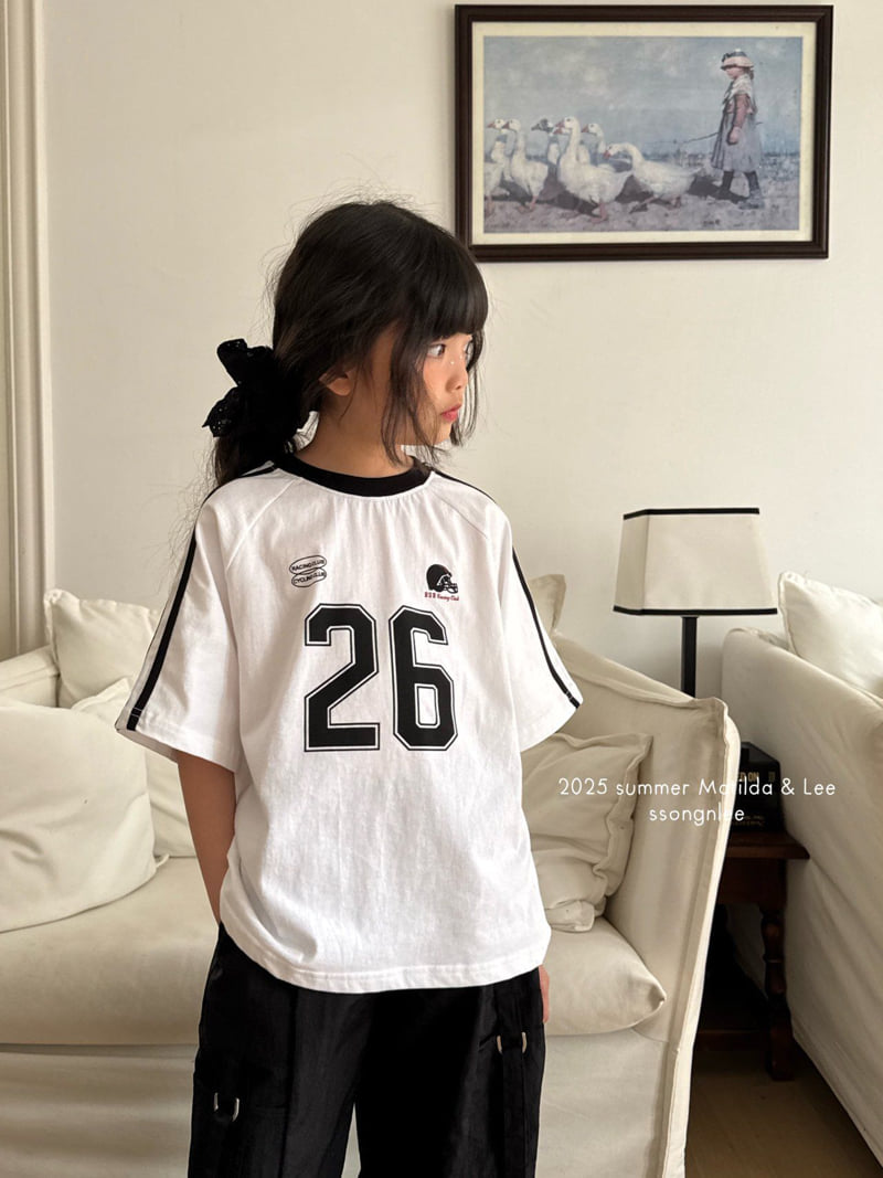 Matilda & Lee - Korean Children Fashion - #magicofchildhood - Two Line 26 Tee - 6