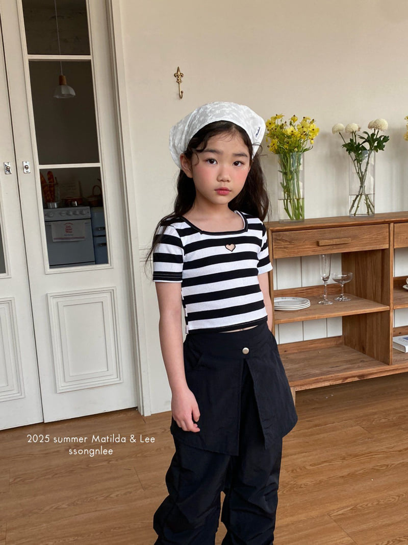 Matilda & Lee - Korean Children Fashion - #magicofchildhood - Heart Hole Tee - 9