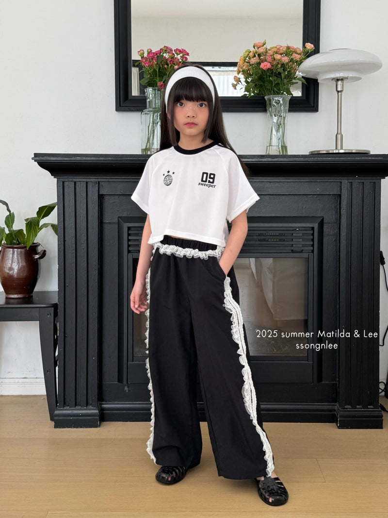 Matilda & Lee - Korean Children Fashion - #magicofchildhood - Frill Line Pants - 5