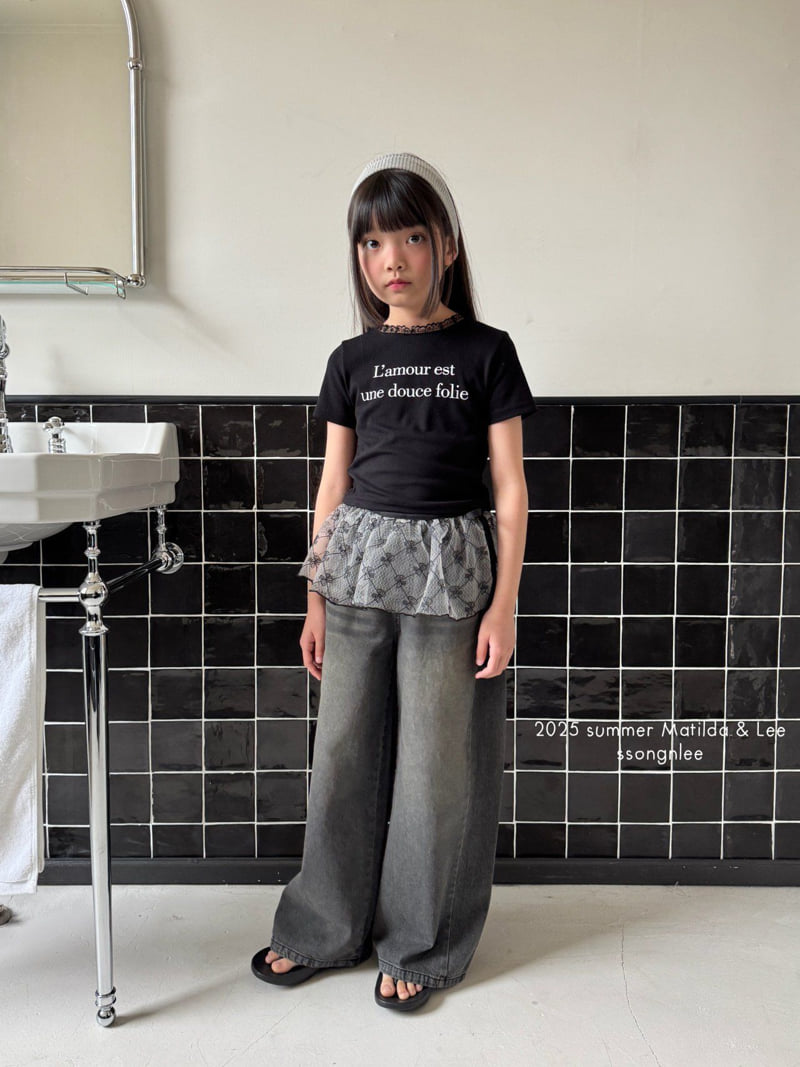 Matilda & Lee - Korean Children Fashion - #magicofchildhood - Romantic Lace Tee - 8
