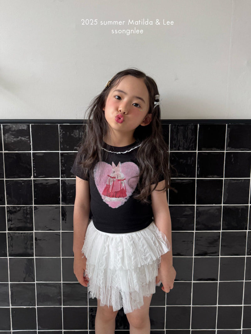 Matilda & Lee - Korean Children Fashion - #magicofchildhood - Lace Bunny Tee - 11