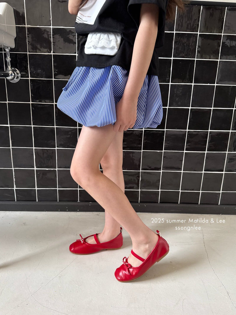 Matilda & Lee - Korean Children Fashion - #magicofchildhood - Striped Balloon Skirt