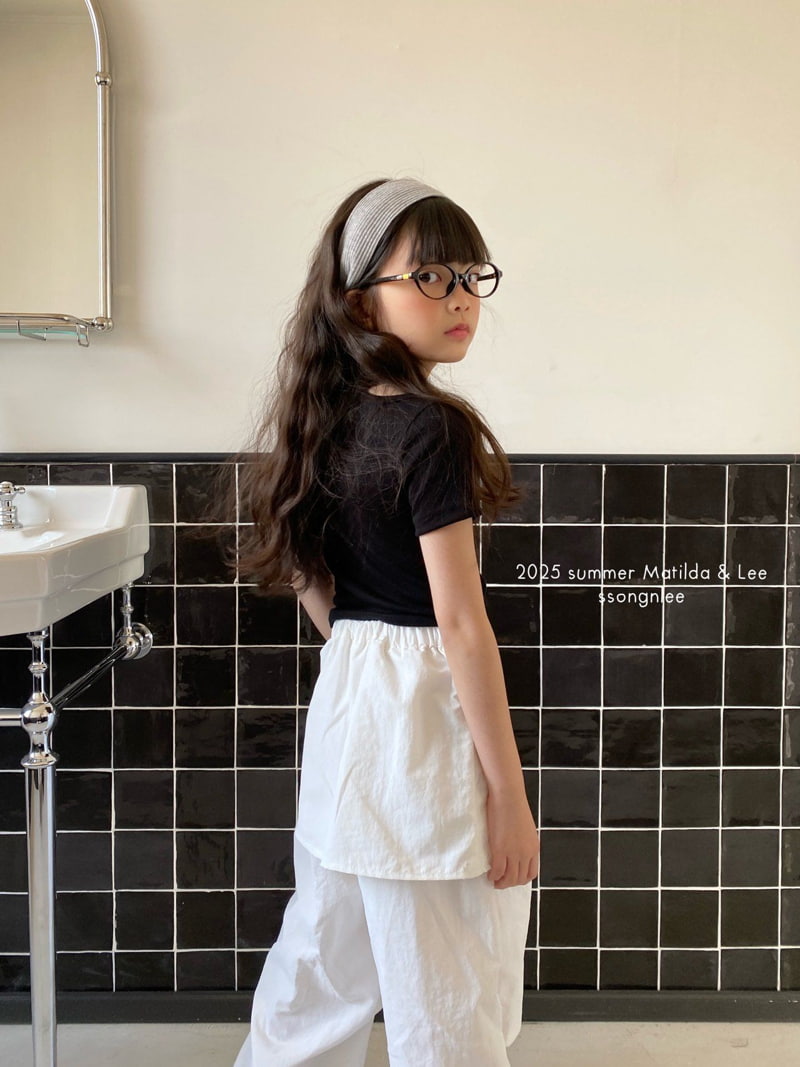 Matilda & Lee - Korean Children Fashion - #minifashionista - Line Crop Tee - 5
