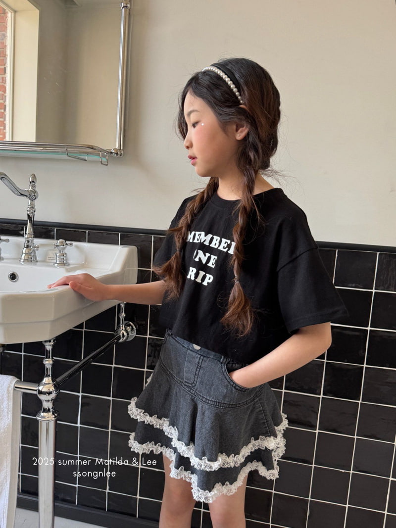 Matilda & Lee - Korean Children Fashion - #minifashionista - Member Crop Tee - 12