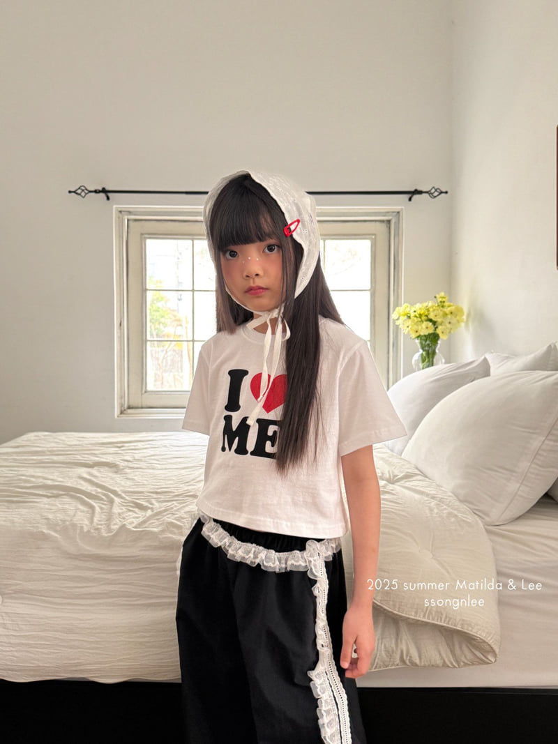 Matilda & Lee - Korean Children Fashion - #minifashionista - Pearl Crop Love Tee - 11