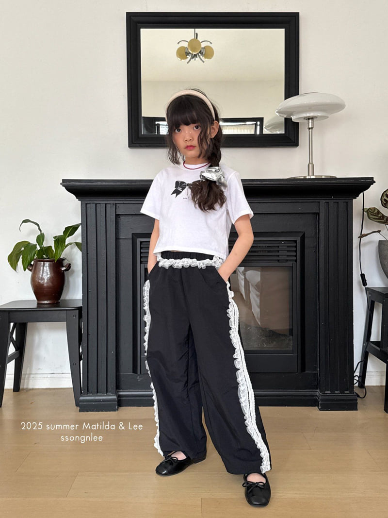 Matilda & Lee - Korean Children Fashion - #minifashionista - Art Ribbon Tee - 10