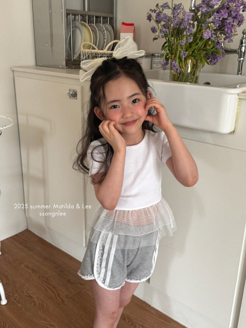 Matilda & Lee - Korean Children Fashion - #minifashionista - Lace Wrap Shorts - 5
