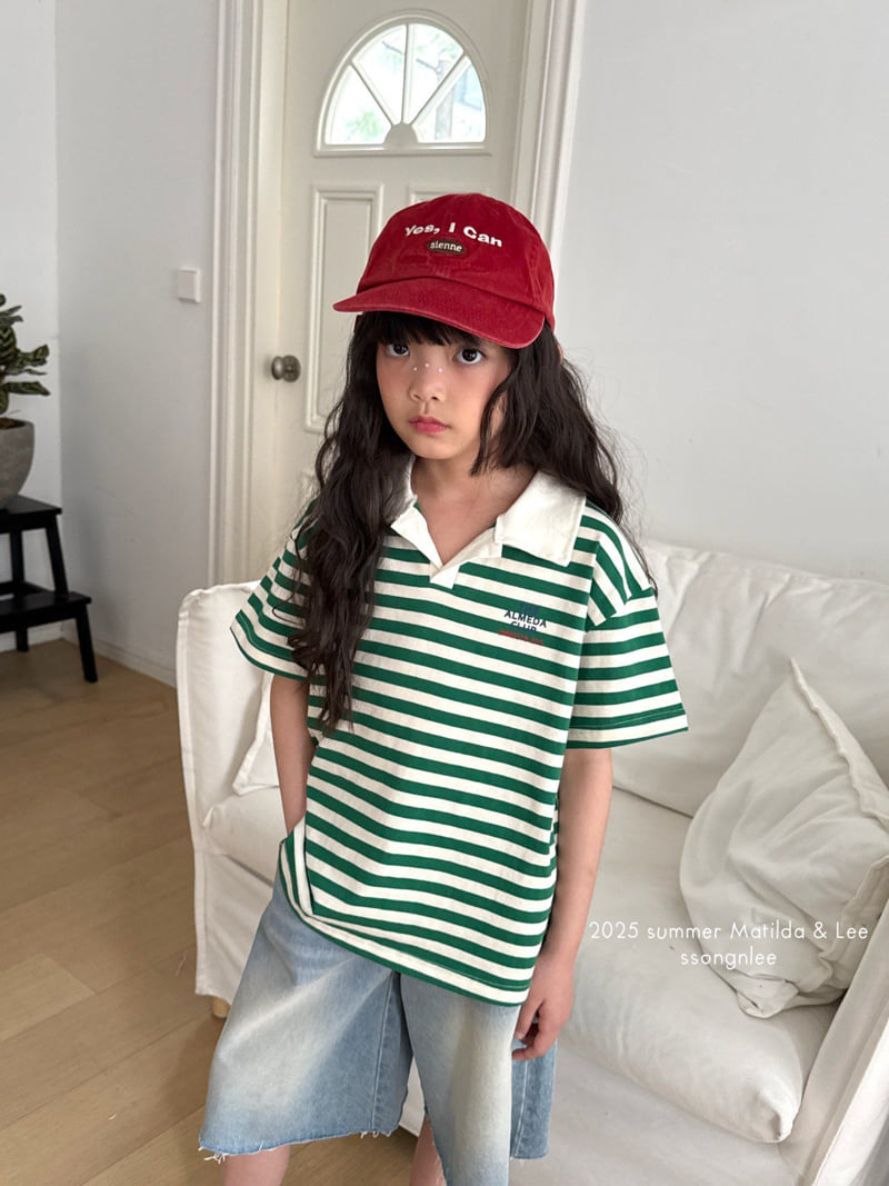 Matilda & Lee - Korean Children Fashion - #minifashionista - Almeda Collar Tee