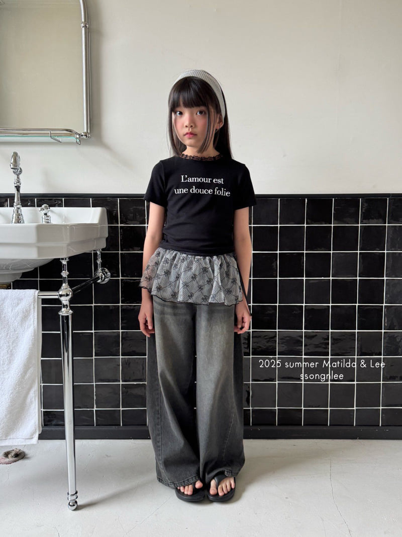 Matilda & Lee - Korean Children Fashion - #minifashionista - Romantic Lace Tee - 9