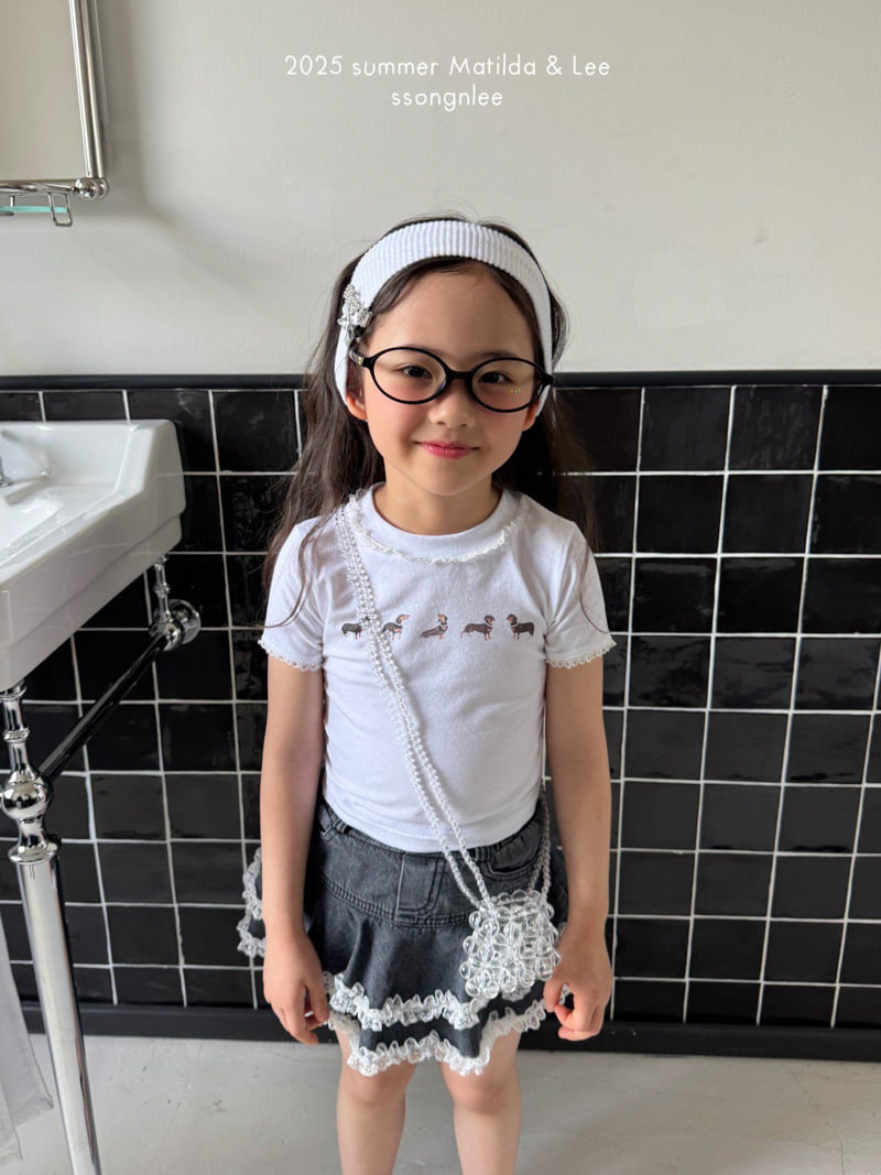 Matilda & Lee - Korean Children Fashion - #minifashionista - Lacy Hunt Tee - 10