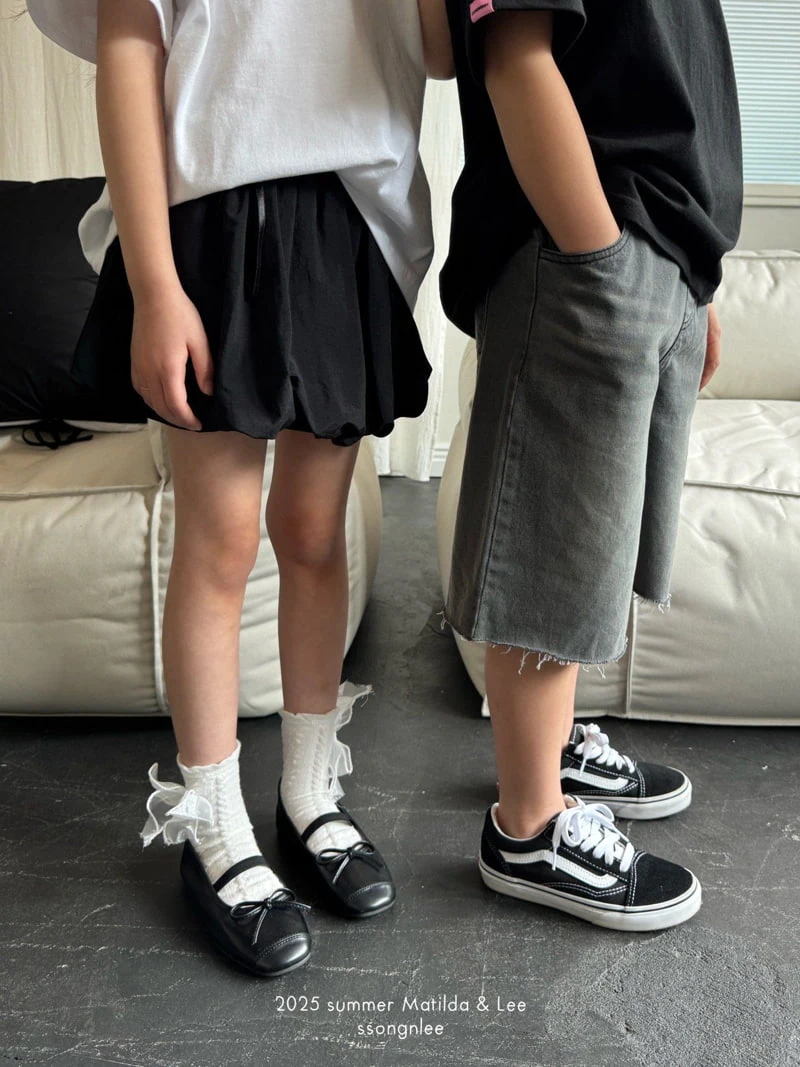 Matilda & Lee - Korean Children Fashion - #prettylittlegirls - Bloom Ribbon Skirt - 10