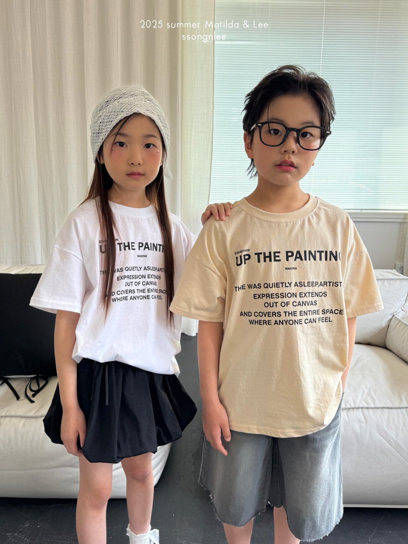 Matilda & Lee - Korean Children Fashion - #prettylittlegirls - Up the Painting Tee