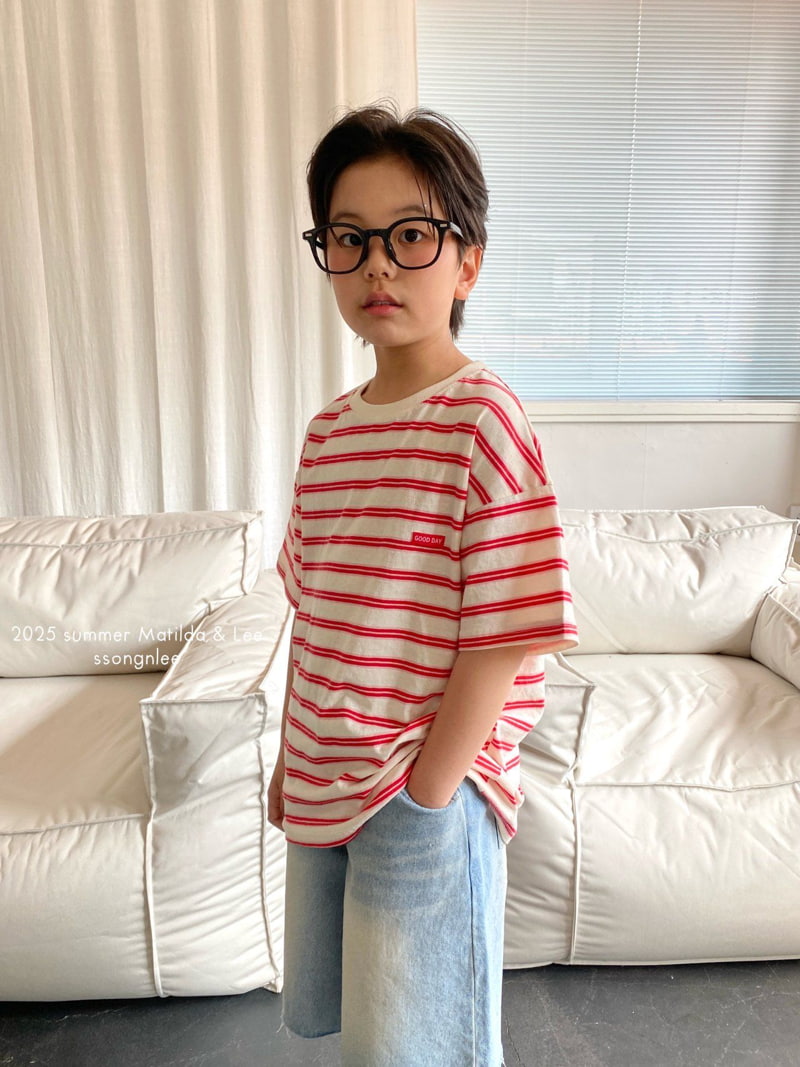 Matilda & Lee - Korean Children Fashion - #prettylittlegirls - Good Day Stripe Tee - 10