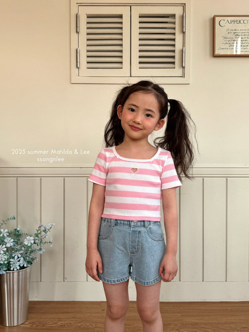 Matilda & Lee - Korean Children Fashion - #prettylittlegirls - Heart Hole Tee - 11