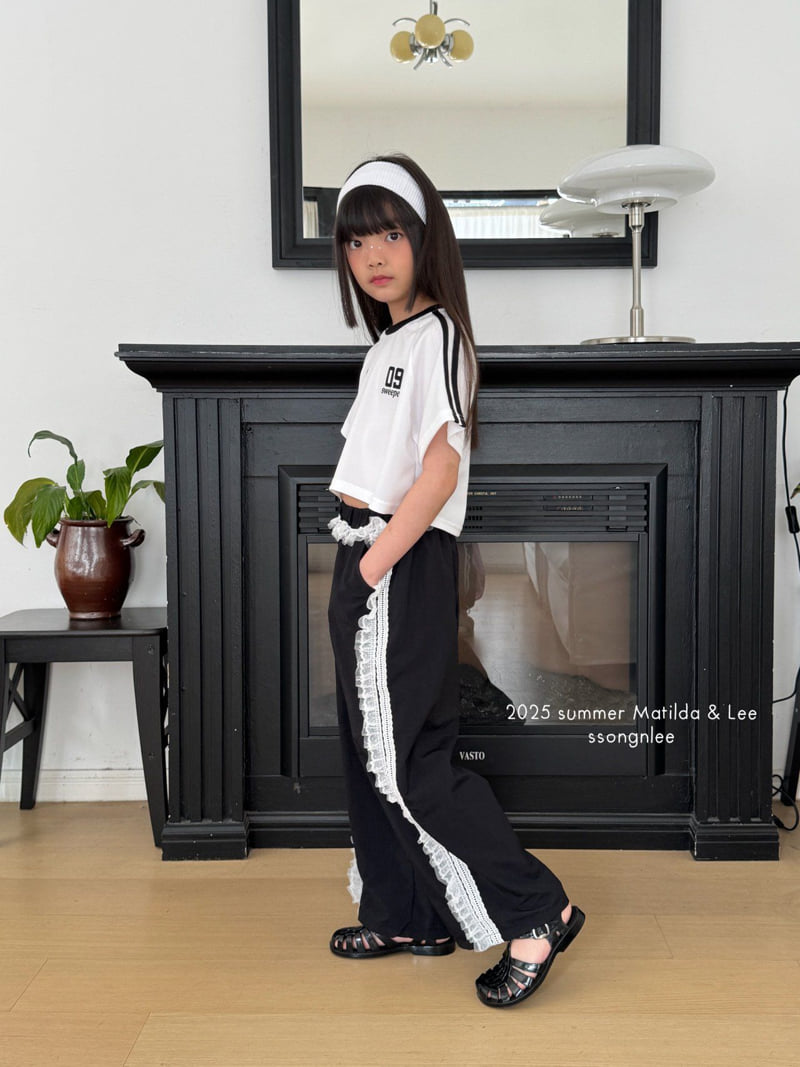 Matilda & Lee - Korean Children Fashion - #prettylittlegirls - Frill Line Pants - 7