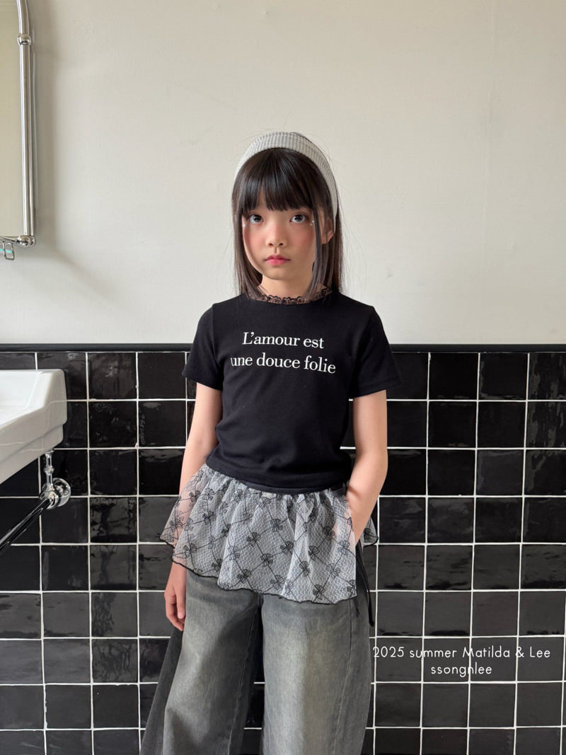 Matilda & Lee - Korean Children Fashion - #prettylittlegirls - Romantic Lace Tee - 10