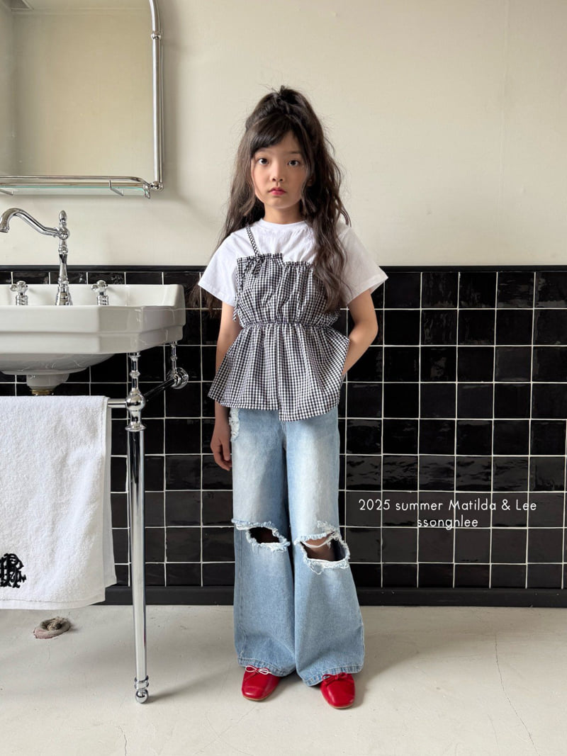 Matilda & Lee - Korean Children Fashion - #prettylittlegirls - Strap Blouse - 6