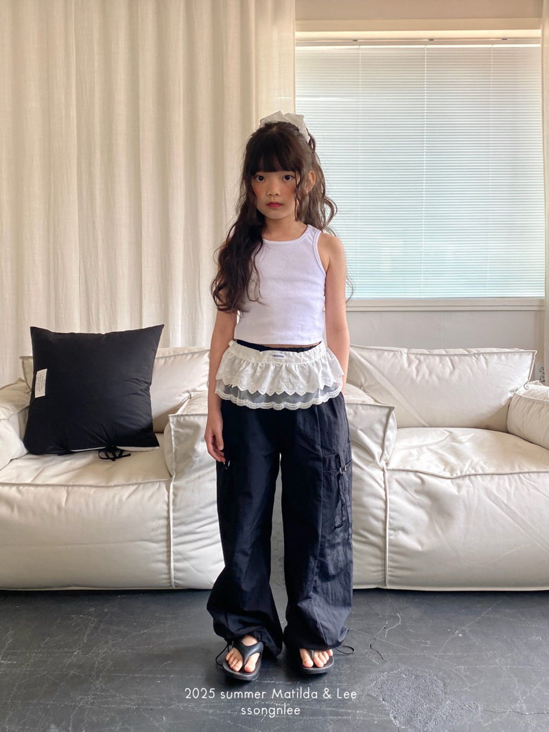 Matilda & Lee - Korean Children Fashion - #stylishchildhood - Label Crop Sleeveless - 12