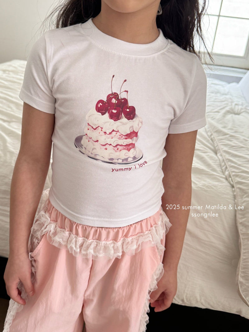 Matilda & Lee - Korean Children Fashion - #stylishchildhood - Cherry Cake Tee - 11