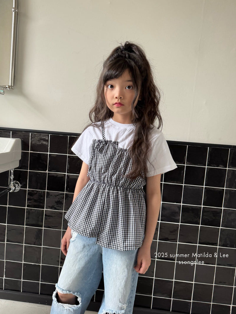 Matilda & Lee - Korean Children Fashion - #stylishchildhood - Strap Blouse - 9