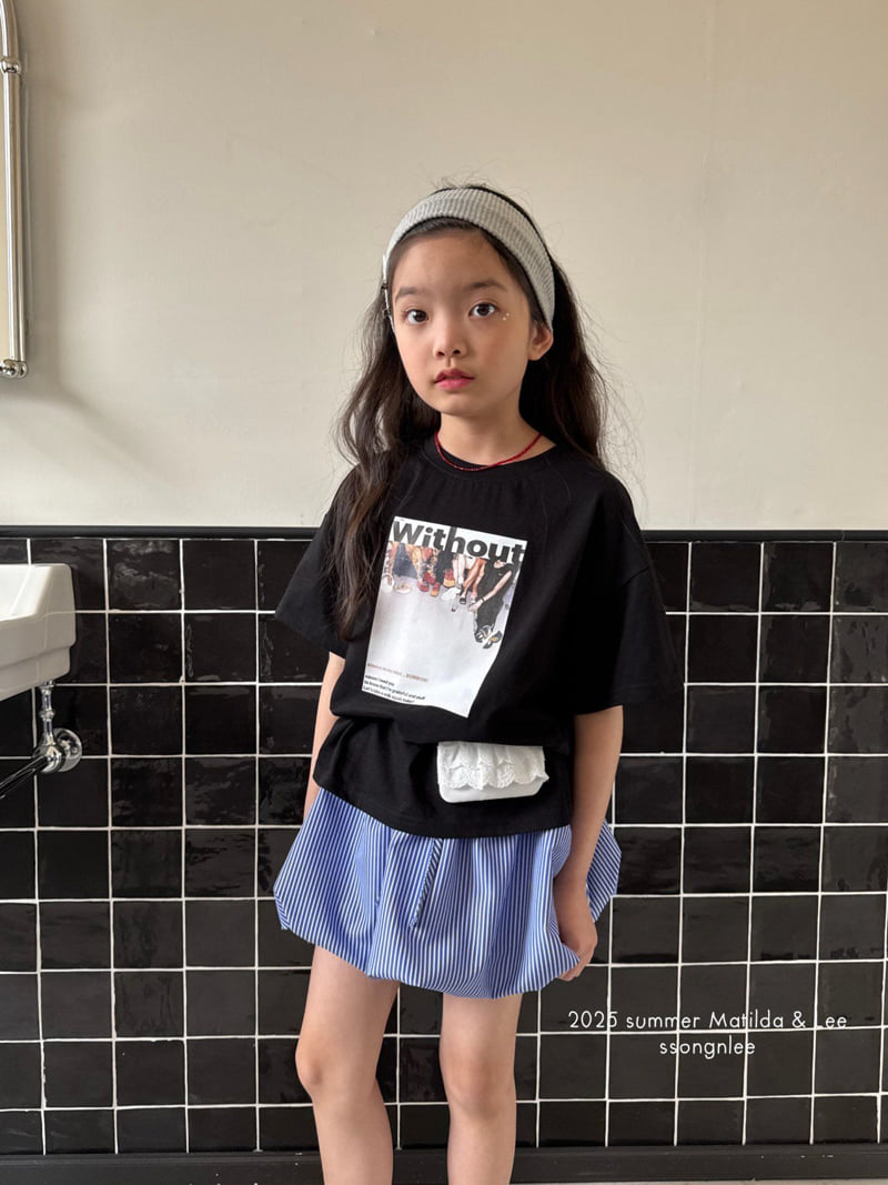 Matilda & Lee - Korean Children Fashion - #stylishchildhood - Striped Balloon Skirt - 6