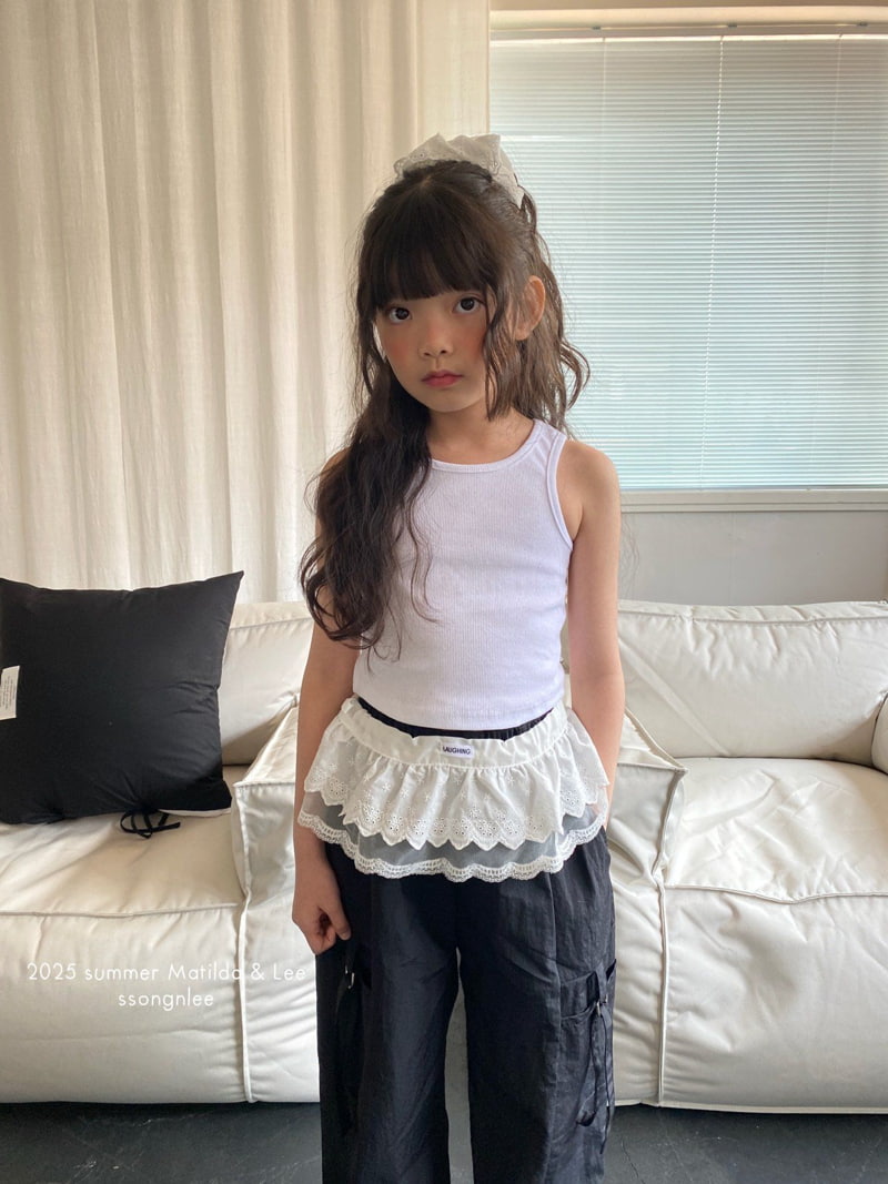 Matilda & Lee - Korean Children Fashion - #todddlerfashion - Label Crop Sleeveless - 10