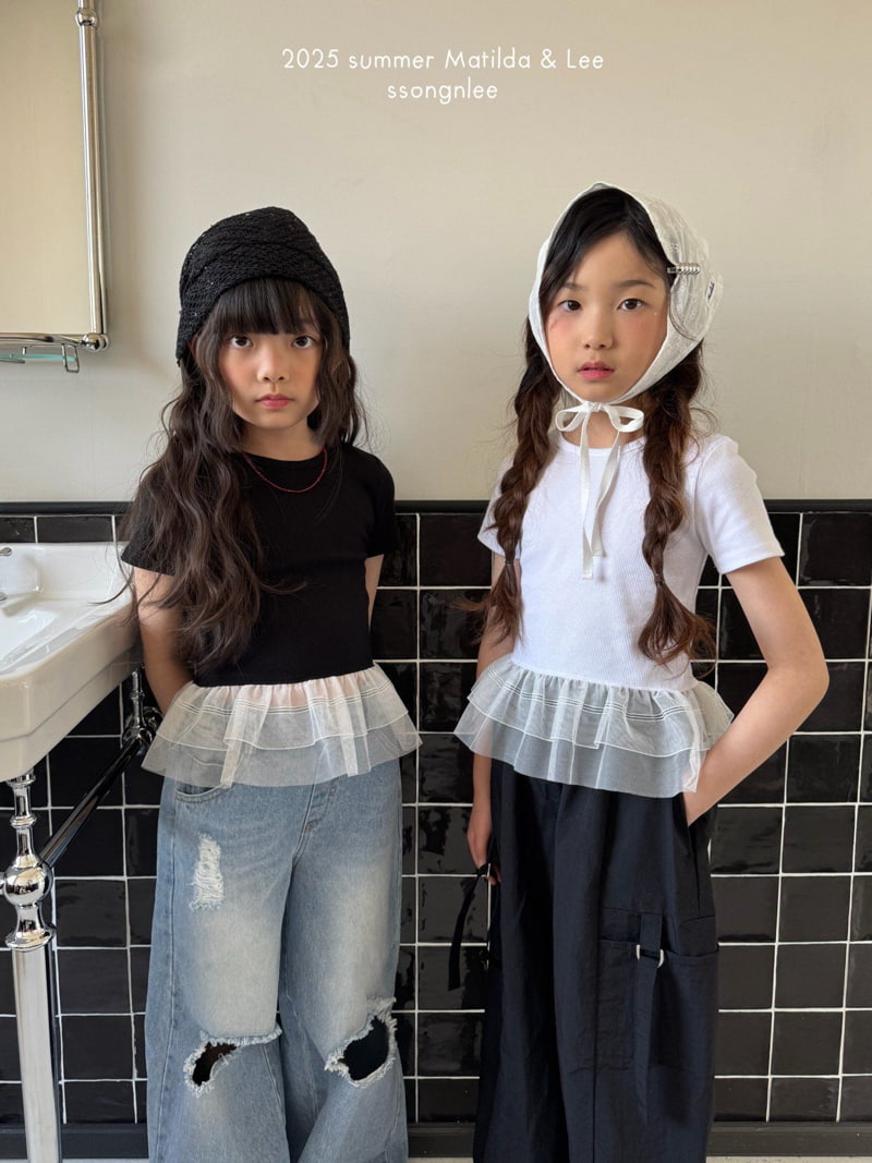 Matilda & Lee - Korean Children Fashion - #todddlerfashion - Flow Crop Tee - 9