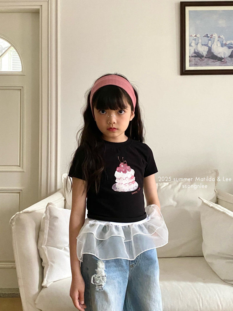 Matilda & Lee - Korean Children Fashion - #todddlerfashion - Cherry Cake Tee - 9