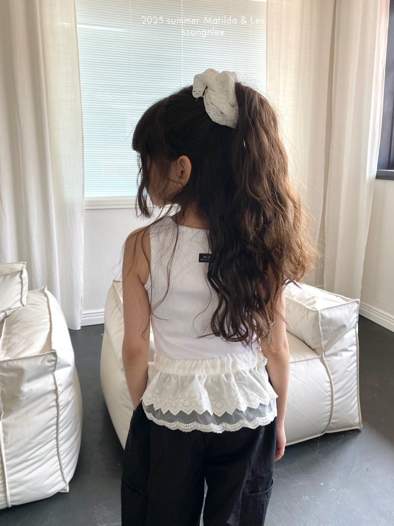 Matilda & Lee - Korean Children Fashion - #toddlerclothing - Label Crop Sleeveless - 11