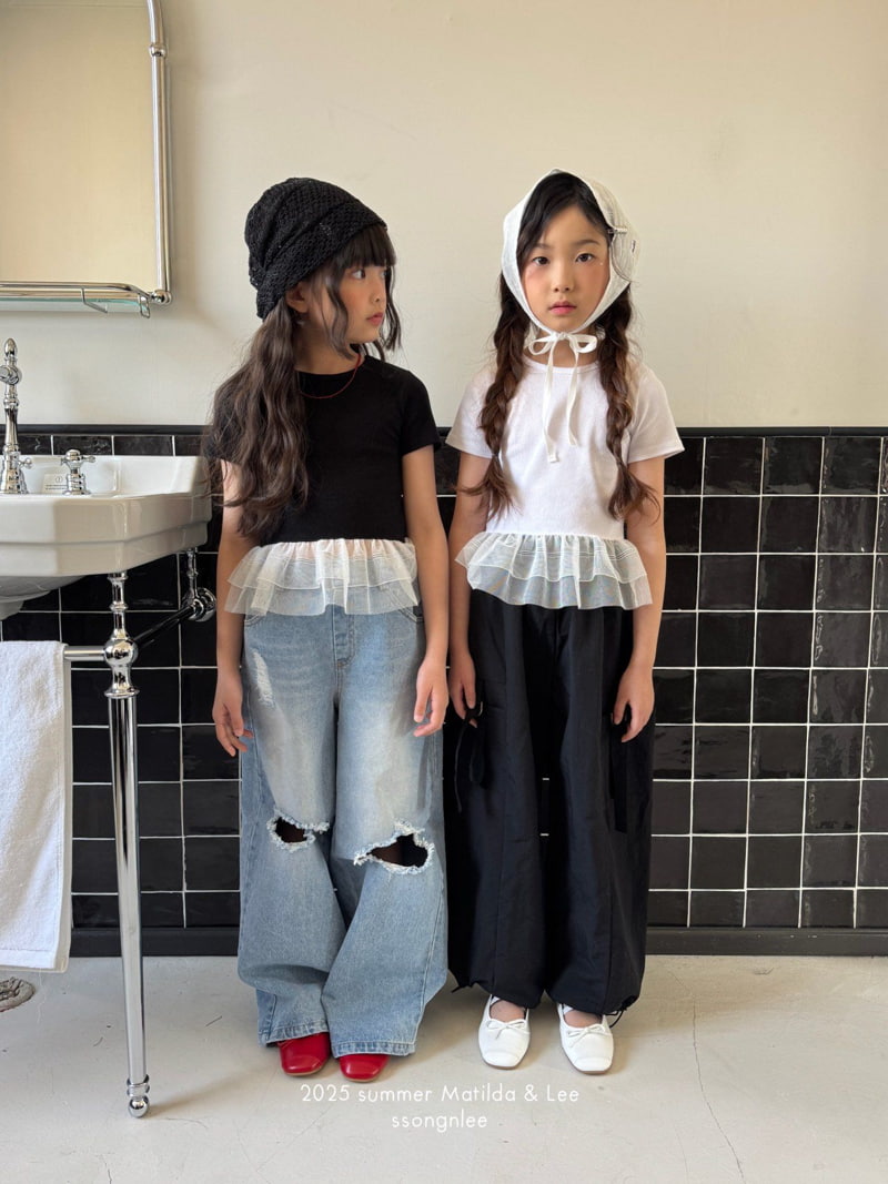 Matilda & Lee - Korean Children Fashion - #toddlerclothing - Flow Crop Tee - 10