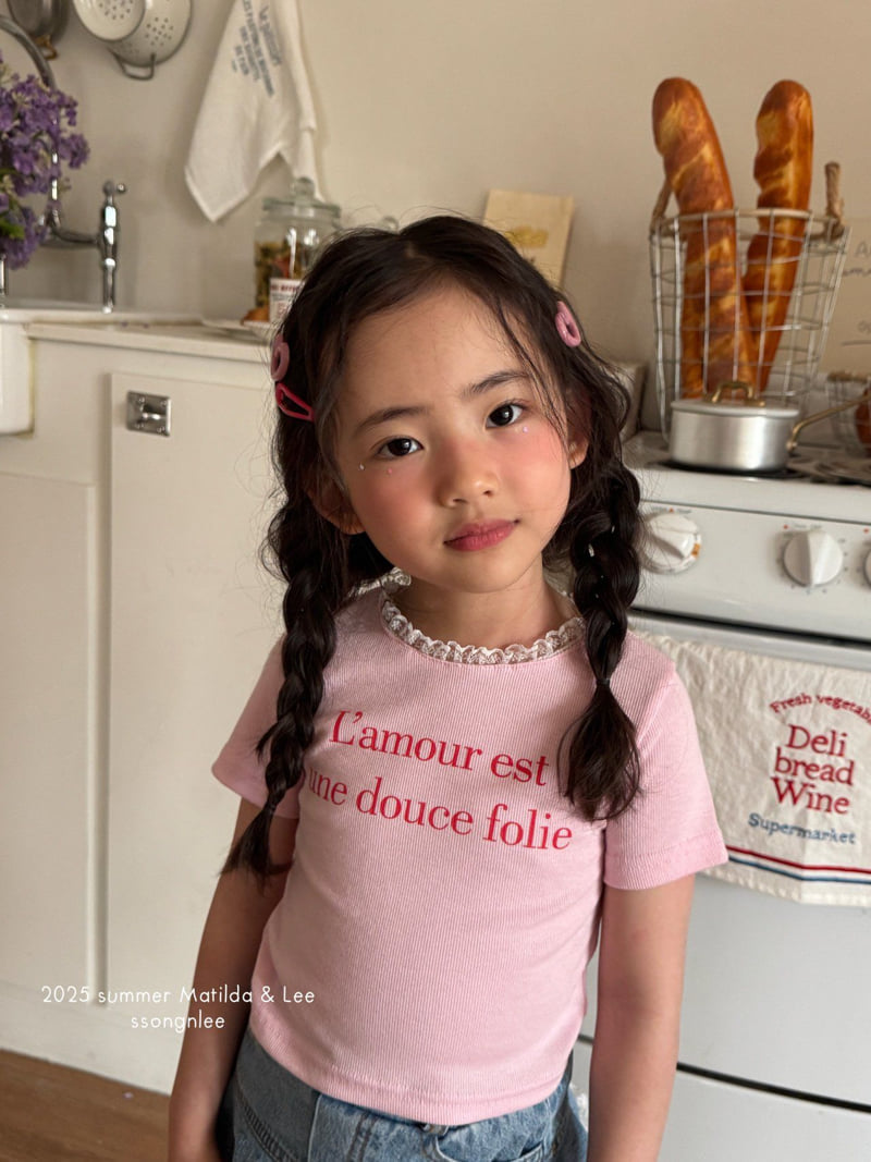 Matilda & Lee - Korean Children Fashion - #toddlerclothing - Romantic Lace Tee - 12