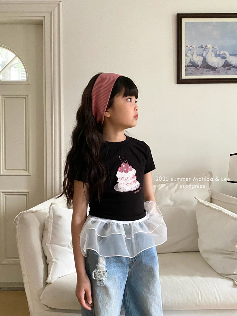 Matilda & Lee - Korean Children Fashion - #toddlerclothing - Cherry Cake Tee - 10