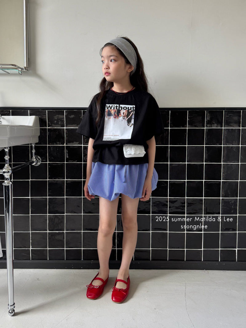 Matilda & Lee - Korean Children Fashion - #toddlerclothing - Striped Balloon Skirt - 5