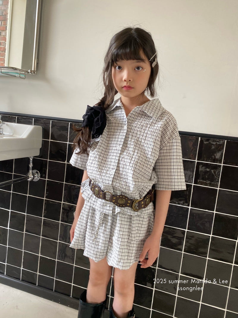Matilda & Lee - Korean Children Fashion - #toddlerclothing - Light Check Shirt