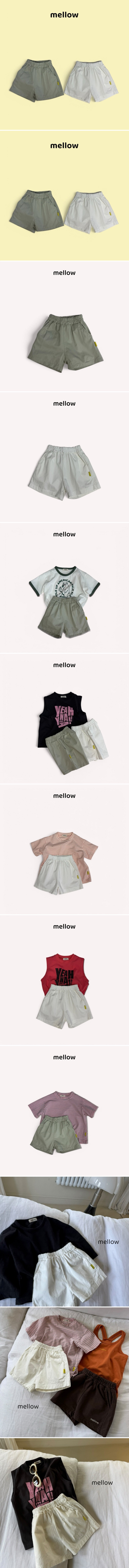 Mellow - Korean Children Fashion - #childrensboutique - Geo Cotton Short Pants - 2