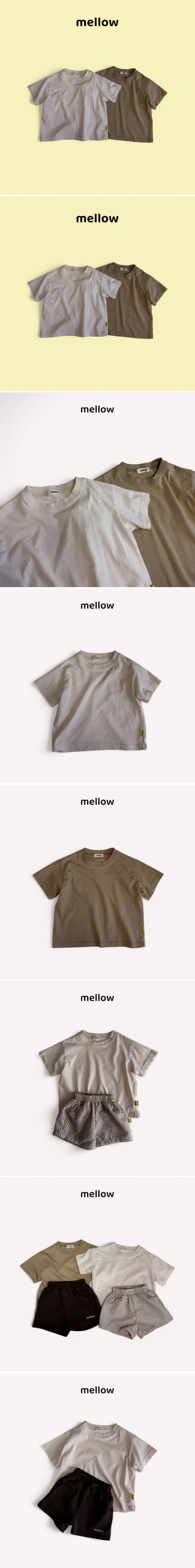 Mellow - Korean Children Fashion - #kidsstore - Standard Short Sleeve Tee - 2
