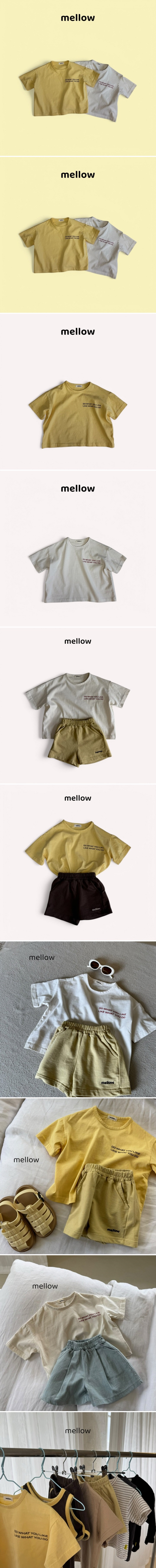 Mellow - Korean Children Fashion - #magicofchildhood - Like Boxy Short Sleeve Tee - 2