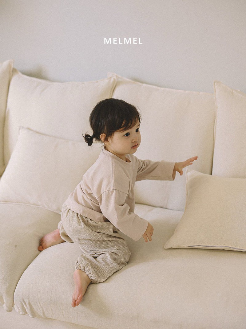Melmel - Korean Baby Fashion - #babyboutiqueclothing - Mini Check Bloomers - 7