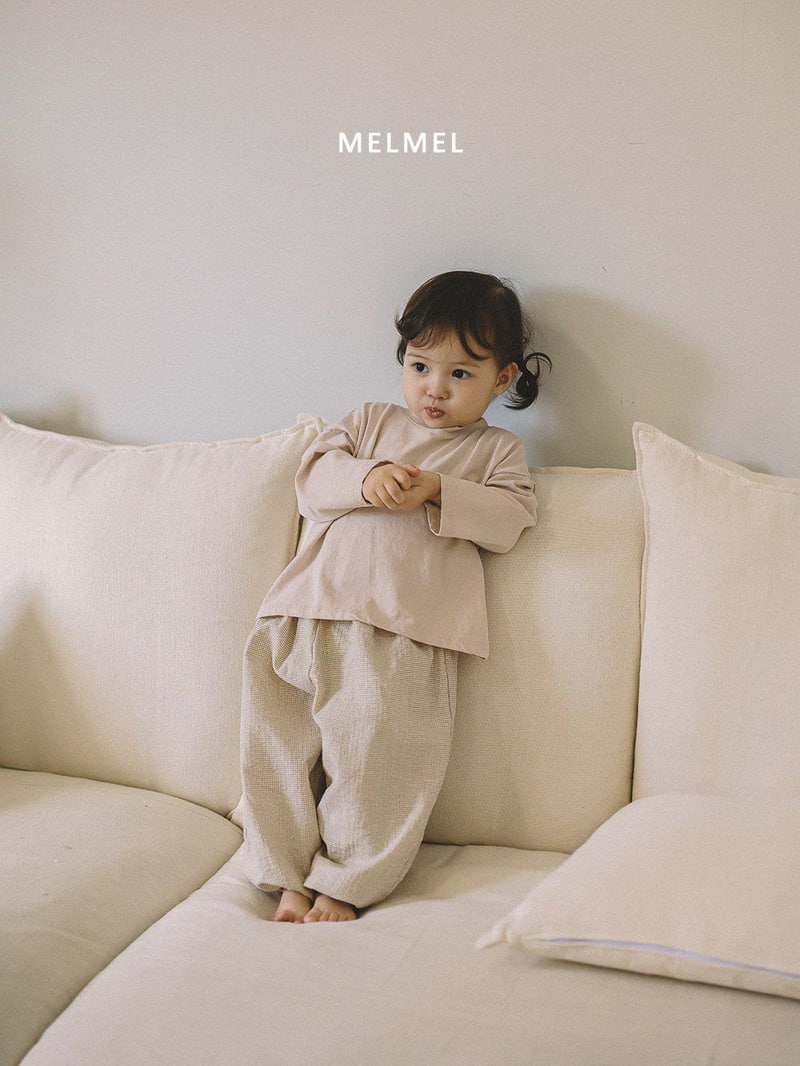 Melmel - Korean Baby Fashion - #babyclothing - Mini Check Bloomers - 8
