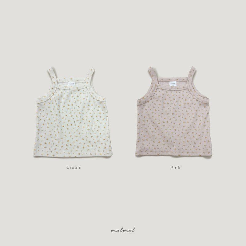 Melmel - Korean Children Fashion - #childofig - Flower Tank Top - 8