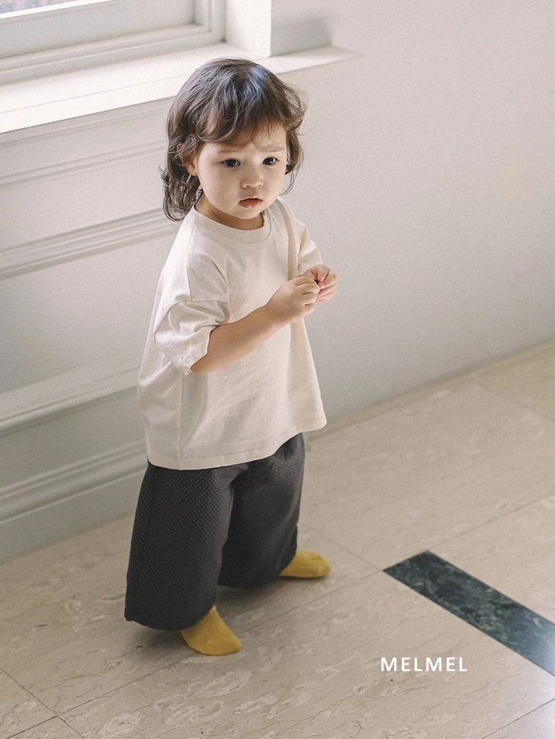 Melmel - Korean Children Fashion - #childofig - Loose Fit Short Sleeve Tee - 6