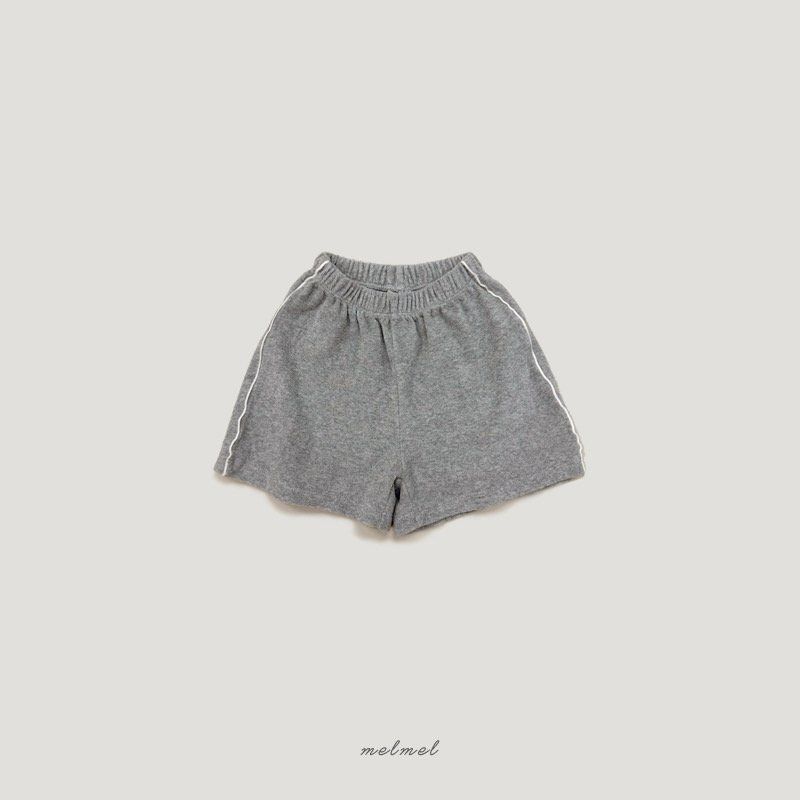 Melmel - Korean Children Fashion - #childofig - Terry Line Shorts - 11
