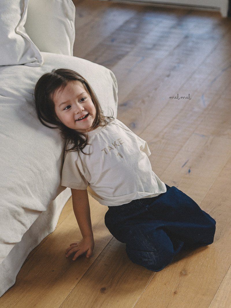 Melmel - Korean Children Fashion - #prettylittlegirls - Non-Fade Denim Pants - 4