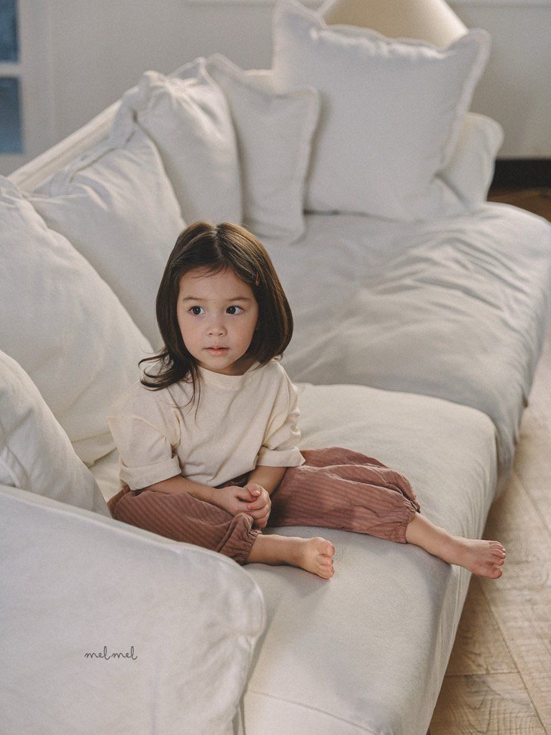 Melmel - Korean Children Fashion - #childofig - Half Tee - 3