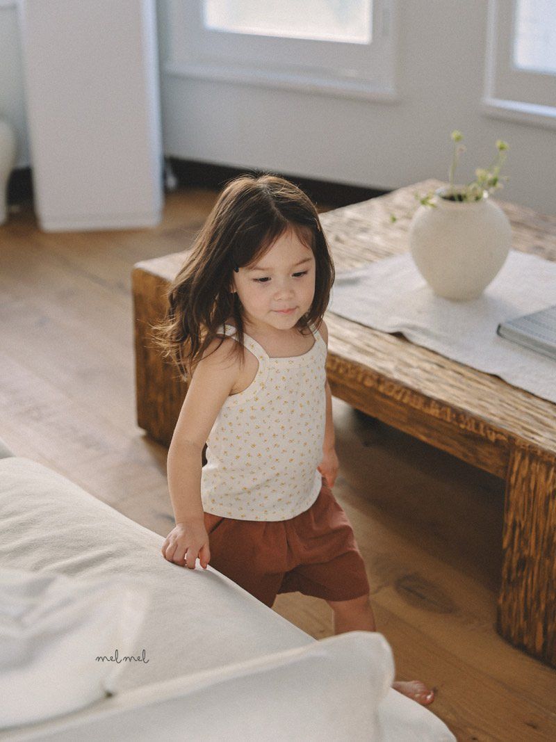 Melmel - Korean Children Fashion - #childofig - Cotton Shorts - 4