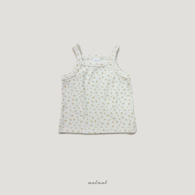 Melmel - Korean Children Fashion - #designkidswear - Flower Tank Top - 10