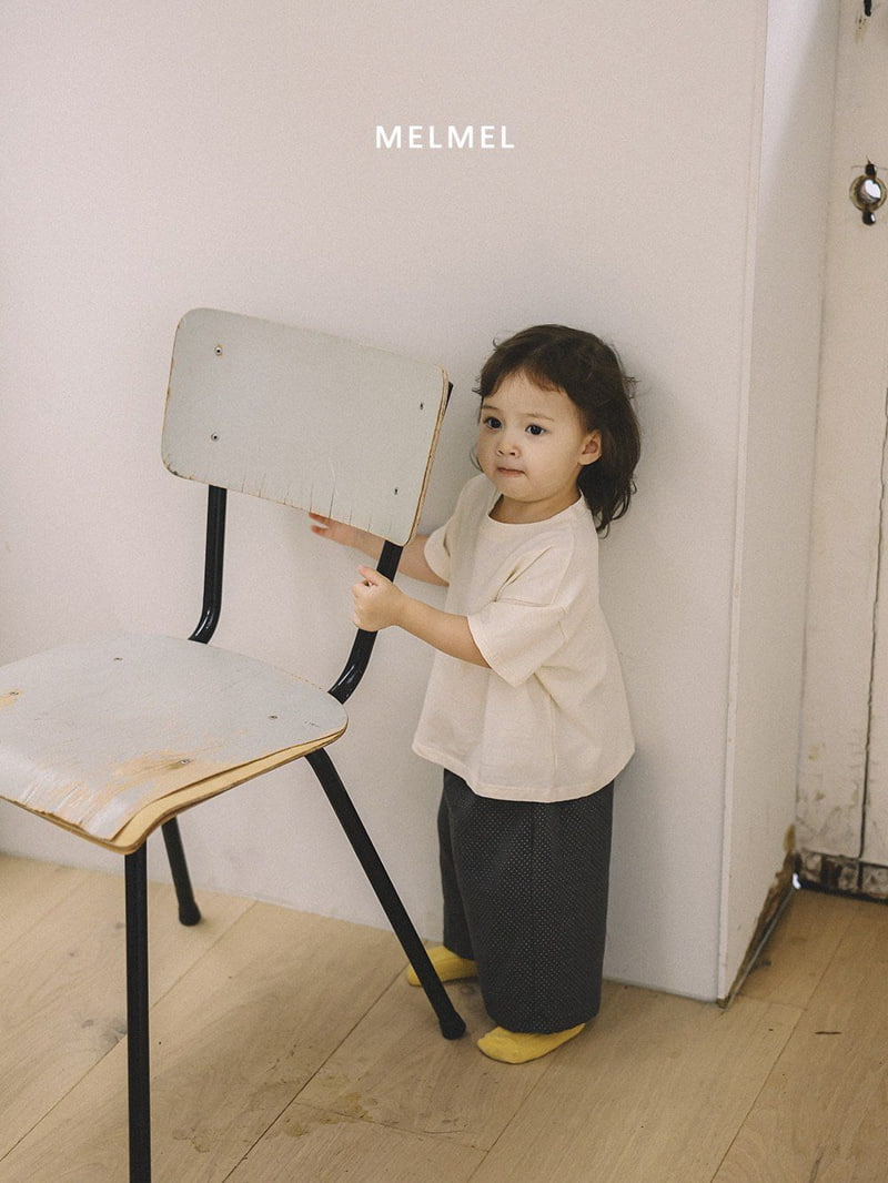 Melmel - Korean Children Fashion - #designkidswear - Loose Fit Short Sleeve Tee - 8