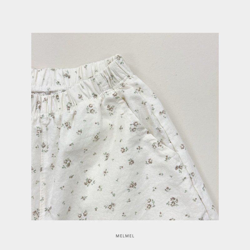 Melmel - Korean Children Fashion - #designkidswear - Flower Pants - 10