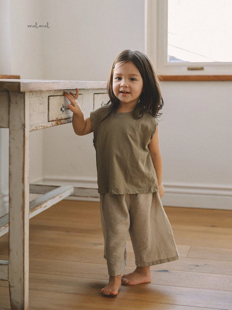Melmel - Korean Children Fashion - #discoveringself - Stripe Pants Junior